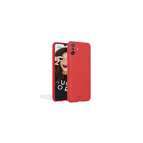 JAYM - Coque Silicone Premium Rouge pour Xiaomi Redmi Note 11S 5G / Note 11T 5G - 100% Silicone et Microfibre - Renforcée et Ultra Doux