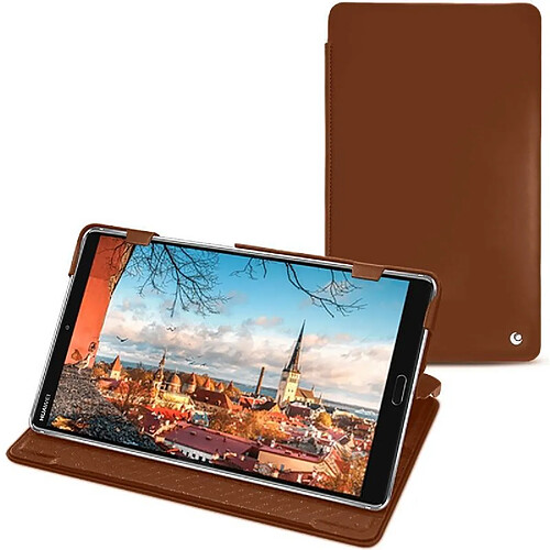 Housse cuir Huawei MediaPad M5 8 - Rabat horizontal - Marron ( Nappa - Pantone #8B4720 ) - NOREVE