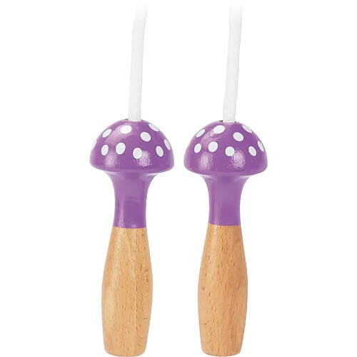 Corde à sauter violette bicolore à pois - Vilac - Jeux et jouets