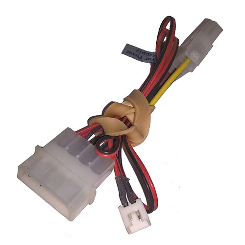 Câble Adaptateur Molex Mâle/Femelle + 2-Pin Ventilateur · Occasion