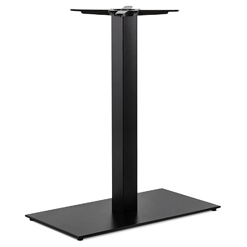 Alterego Pied de table 'NERO XL' 90 noir en métal