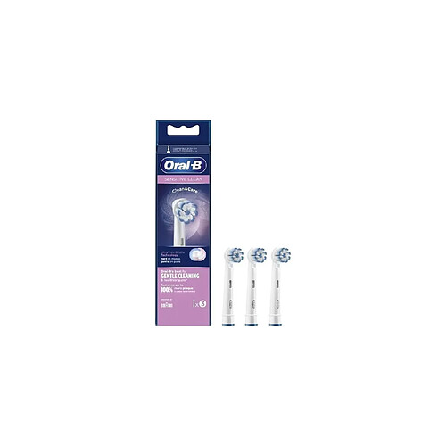 Lot de 3 brossettes pour brosses à dents électriques - EB60X3 - BRAUN