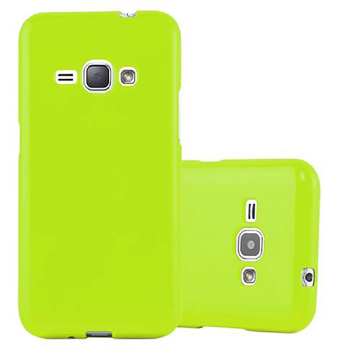 Cadorabo Coque Samsung Galaxy J1 2015 Etui en Vert