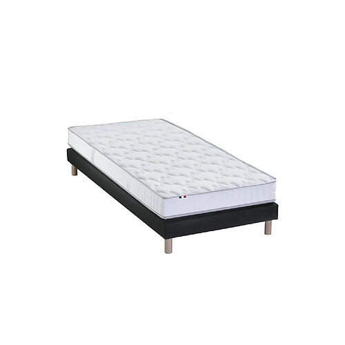 Idliterie Ensemble Matelas 100% latex 3 zones PURE + Sommier - Fabriqué en France