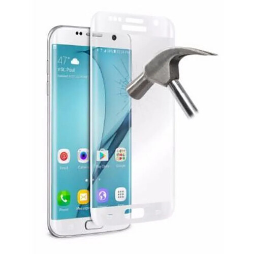 Protège écran PURO Verre trempé S7 Edge blanc