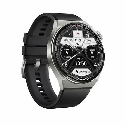 St5Max Montre Intelligente Hommes Surveillance De La Pression Artérielle Bluetooth Appel Fitness Montre Pour Android Ios Argent