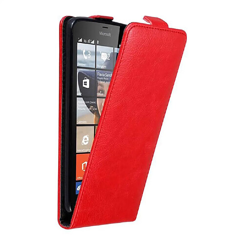 Cadorabo Coque Nokia Lumia 640 Etui en Rouge