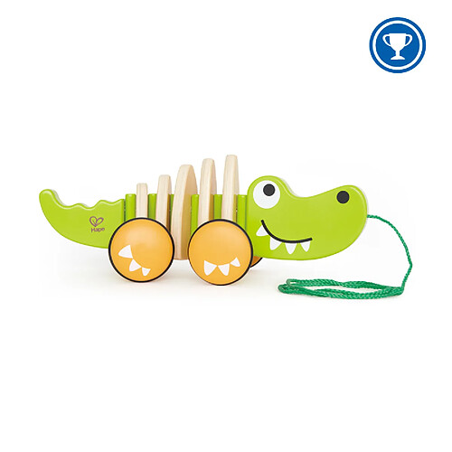 Hape Crocodile à tirer en bois