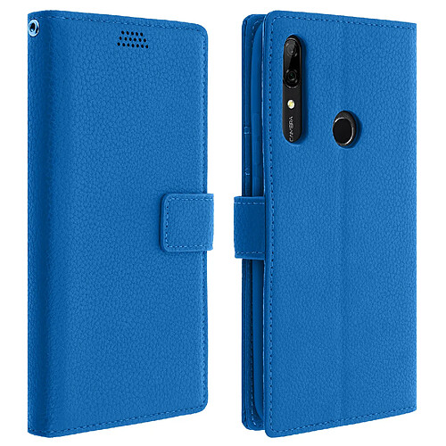 Avizar Housse Huawei P Smart Z Étui Porte carte Support Vidéo bleu