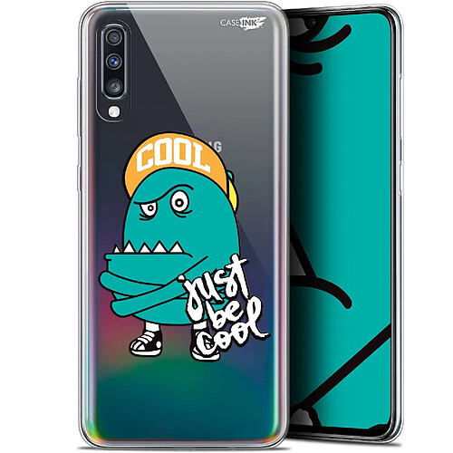 Caseink Coque arrière Samsung Galaxy A70 (6.7 ) Gel HD [ Nouvelle Collection - Souple - Antichoc - Imprimé en France] Be Cool