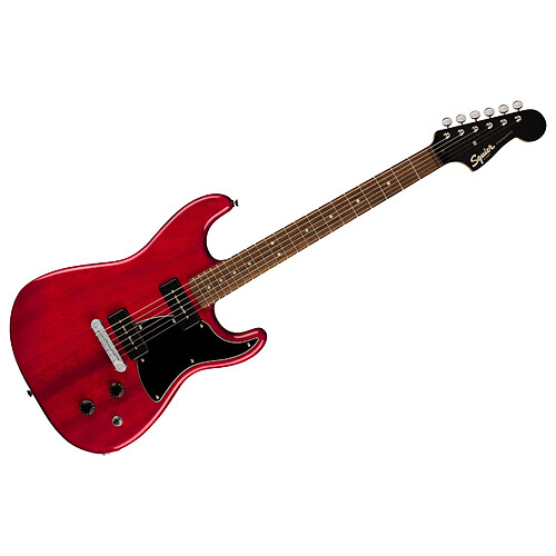 Paranormal Strat-O-Sonic Crimson Red Transparent Squier by FENDER