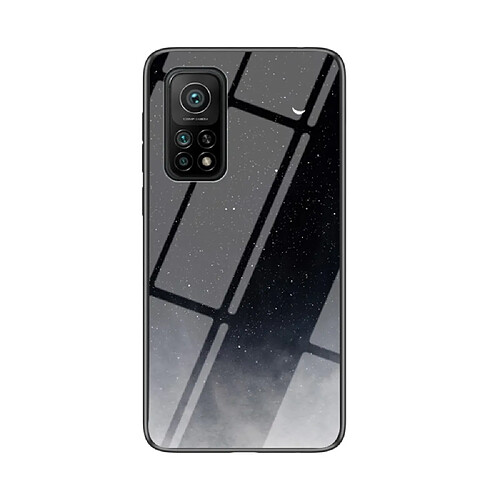 Coque en TPU bord avec motif de ciel étoilé souple étoilé noir pour votre Xiaomi Mi 10T 5G/Mi 10T Pro 5G/Redmi K30S