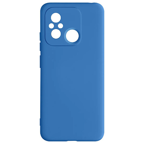 Avizar Coque pour Xiaomi Redmi 12C Semi-rigide Soft-touch Fast Cover Bleu