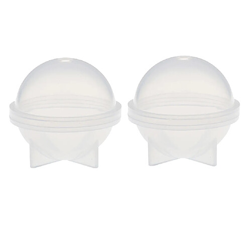 2 Pièces 60mm Sphère Boule Forme Silicone Moule Moule pour Résine Coulée Artisanat