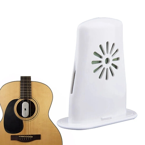 Wewoo Pour le ukulélé blanc Frette d'humidificateur de guitare acoustique et bois fend l'éliminateur