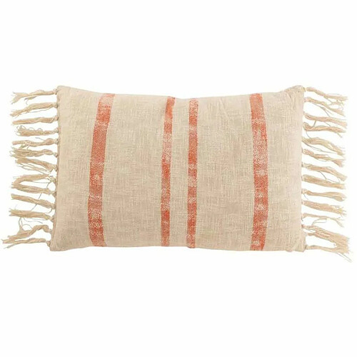 Paris Prix Coussin Déco Emma 40x60cm Beige & Orange