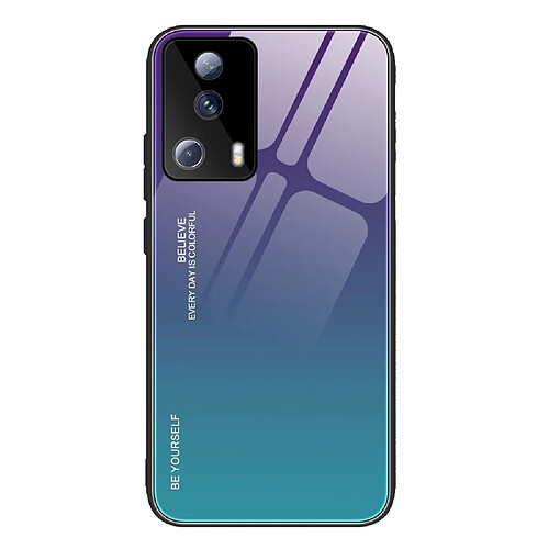 Coque en TPU anti-chute pour votre Xiaomi Civi 2 5G - violet/bleu