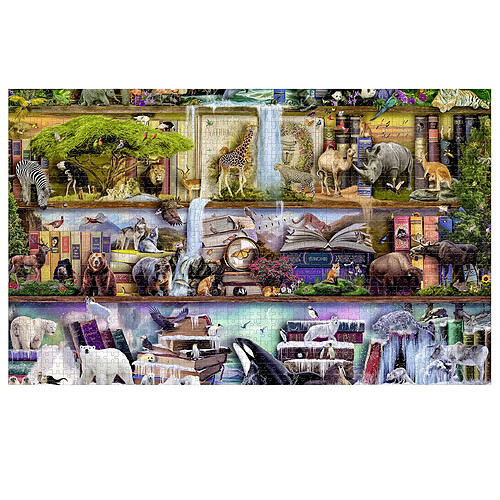 Ravensburger Puzzle Premium de 2000 Pièces Softclick Thème Magnifique Monde Animal Multicolore