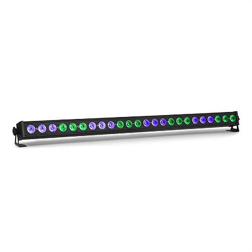 Beamz LCB244 Barre d'éclairage de scène 24x LED couleur 58 canaux DMX BeamZ