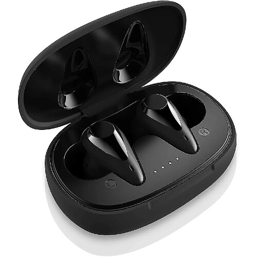 Universal Bouchons d'oreilles sans fil - Bluetooth 5.0 Véritable casque stéréo sans fil Touch Control - Classe C Recharge