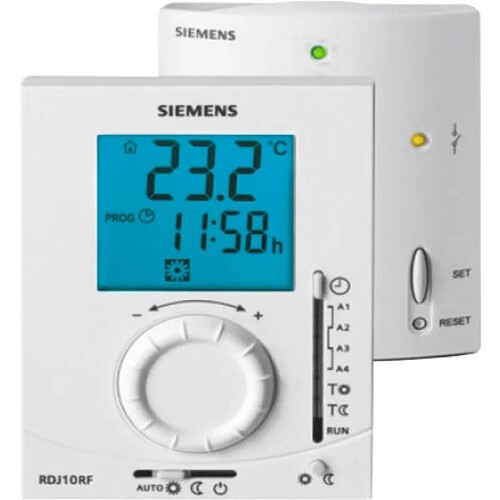 Siemens Thermostat dambiance programmable RDJ100RF/SET