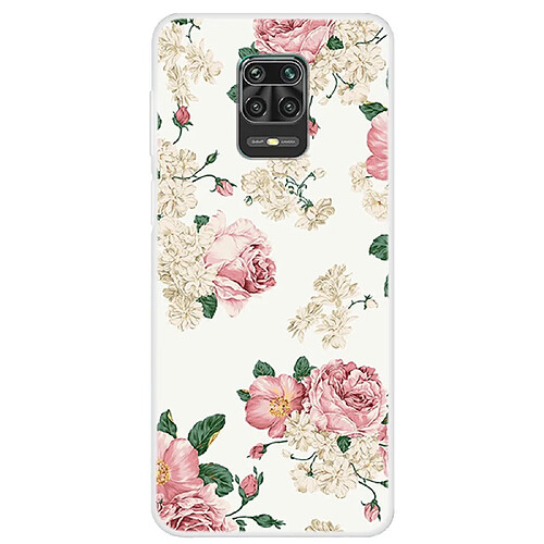 Coque en TPU impression de motifs souple jolie fleur pour votre Xiaomi Redmi Note 9 Pro/Note 9 Pro Max/Note 9S