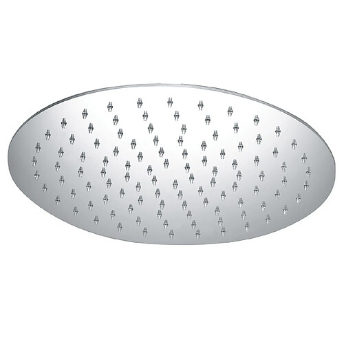 Kiamami Valentina POMME DE DOUCHE FIXE MODERNE EN INOX DIAMÈTRE 30 CM