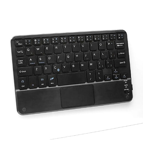 Universal Clavier Bluetooth 9 pouces rechargeable clavier ultra-mince sans fil clavier tablette avec tablette tactile IOS ordinateurs portables