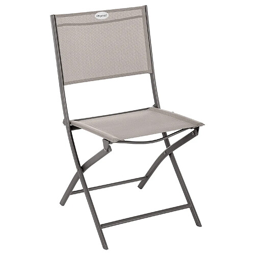 Hesperide Chaise de jardin pliable Modula - Taupe et gris