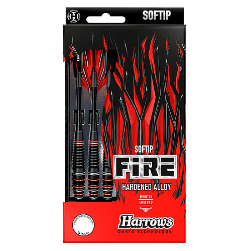 Fléchettes Harrows Fire High Grade Alloy pointe nylon