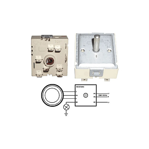 DOSEUR D ENERGIE 13A-230V AXE 22MM