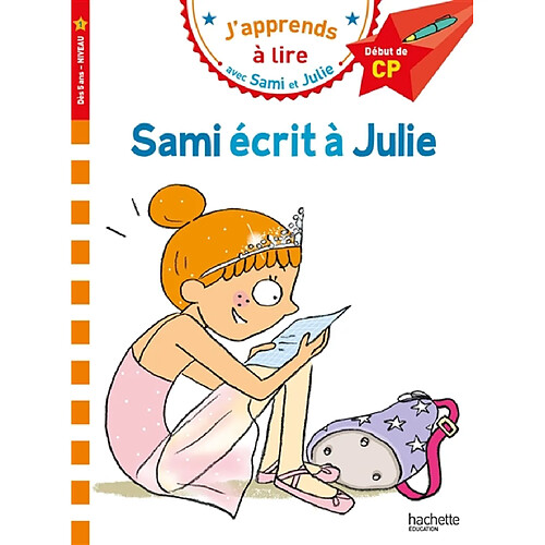 Sami écrit à Julie : début de CP, niveau 1