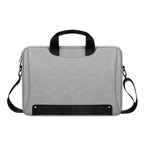 Wewoo Sacoche DJ08 Oxford Cloth Sac pour ordinateur portable résistant à l'usure et imperméablepour de 15,6 poucesavec poignée dissimulée et tirant de bagage et bandoulière réglable Gris