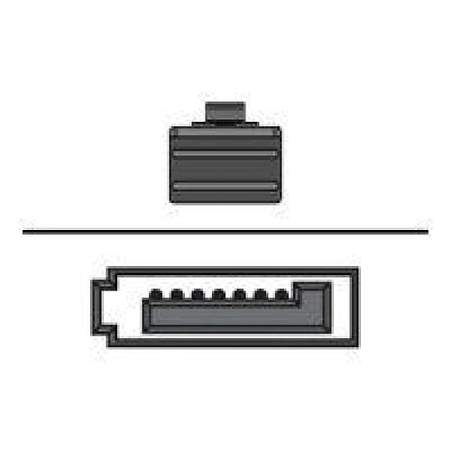 LSI LOGIC LSI00409 CBL-SFF8643-SATASB-05M - Câble SATA 0,5 m, mini-SAS, HD, X4