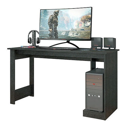 Imperial Relax Bureau informatique - Bureau d'ordinateur Gaming 75X136X54 noir