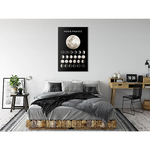 Artgeist Tableau - Moon Phases (1 Part) Vertical [20x30]