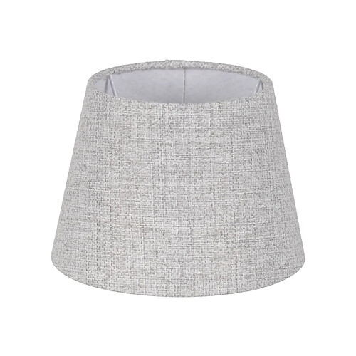 BigBuy Home Écran de lampe Gris Polyester 25 x 25 x 18 cm