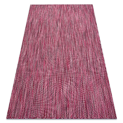 RUGSX Moderno FISY tapis SIZAL 20774 Carrés, mélange rose 200x290 cm