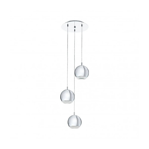 EGLO Suspension CONESSA 3 ampoules chrome