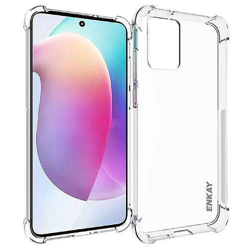 Coque en TPU HAT PRINCE antidérapant, bord de bande, anti-chutte pour votre Motorola Edge 30 Neo 5G - transparent