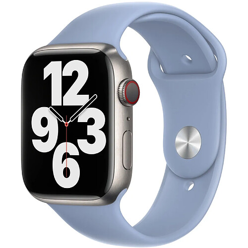 Sport Band pour Apple Watch Series 1 á 10 / SE / Ultra (2) (44/45/46/49 mm) - Blue Fog