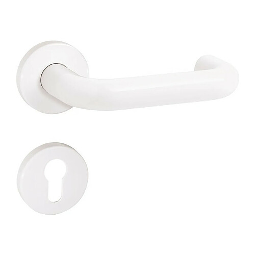 Poignée porte 111R11.230 plastique 90 D/D TS 48-58mm PZ rd DIN Gauche/Droite HEWI