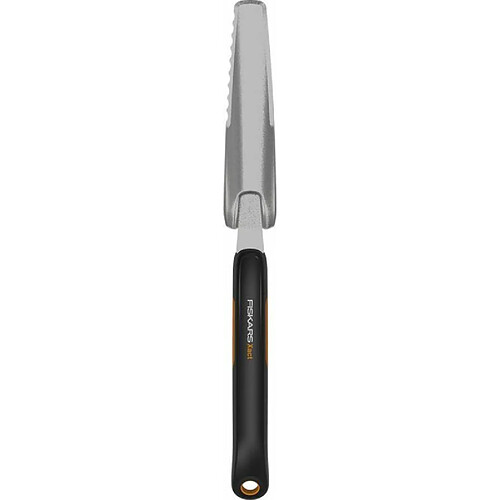 Fiskars Gouge de désherbage pour extirper les mauvaises herbes à racines plus profondes, Longueur : 39,6 cm, Noir/Orange, Acier inoxydable/Plastique, Xact, 1027046