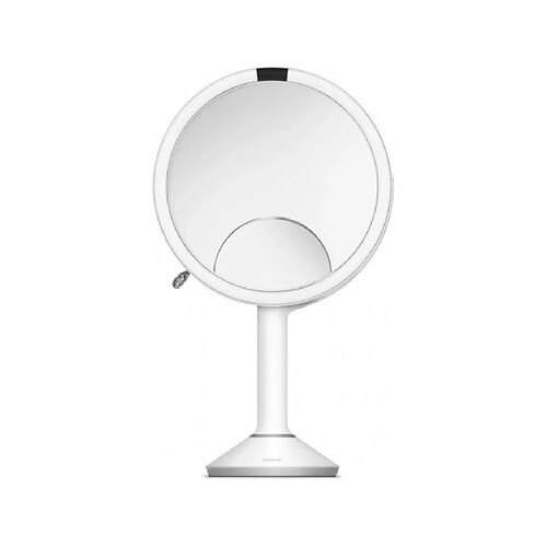 simplehuman Miroir ST3038 Miroir Lumineux Grossissant blanc