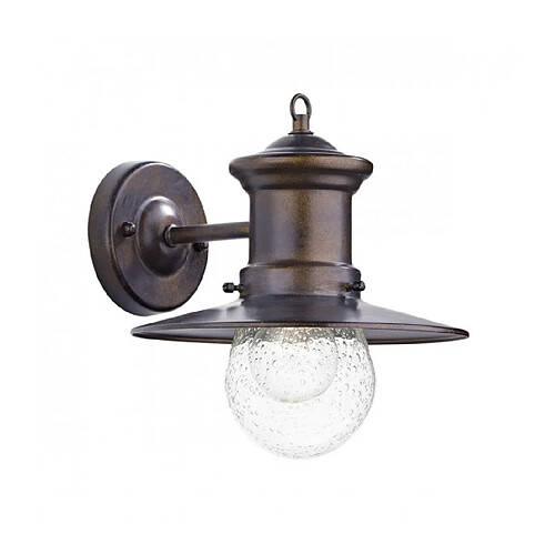 Luminaire Center Applique murale Sedgewick bronze et verre 1 ampoule