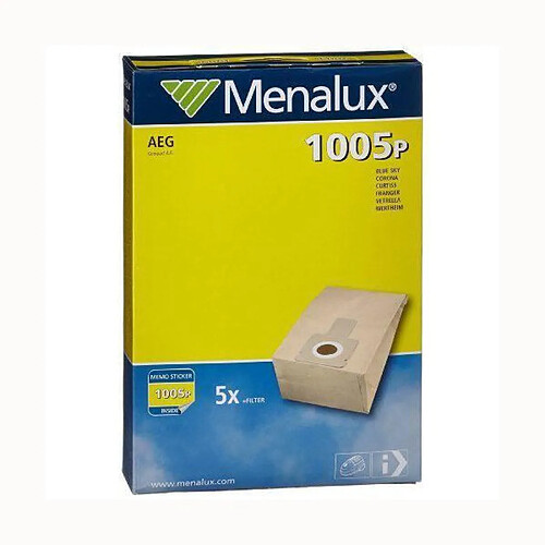 Menalux SACS ASPIRATEUR 1005P + 1 FILTRE BOITE 5 SACS