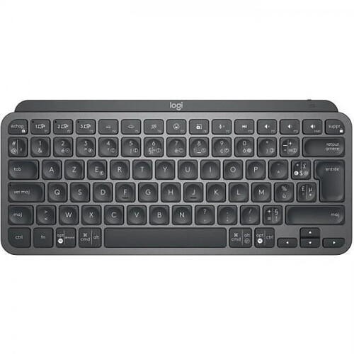 Clavier sans fil Logitech - MX Keys Mini - GRAPHITE - Compact, Bluetooth, rétroéclairé pour MAC, iOS, Windows, Linux, Androi