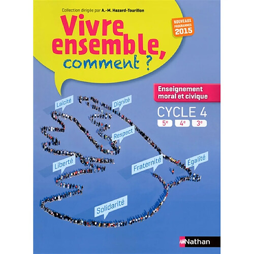 Enseignement moral et civique, cycle 4, 5e, 4e, 3e : nouveaux programmes 2015 · Occasion