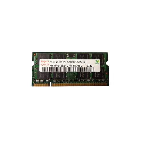 1Go RAM PC Portable SODIMM Hynix HYMP512S64CP8-Y5 AB DDR2 667Mhz PC2-5300S CL5 · Occasion