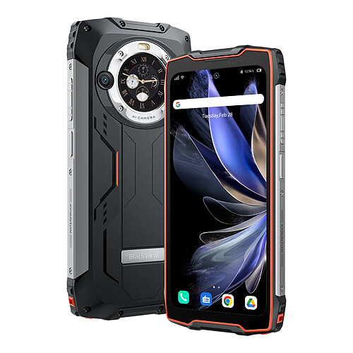 Blackview BV9300 PRO Smartphone Orange 12Go(+12Go) 256Go 6.7" dual sim Android 13 (524g)